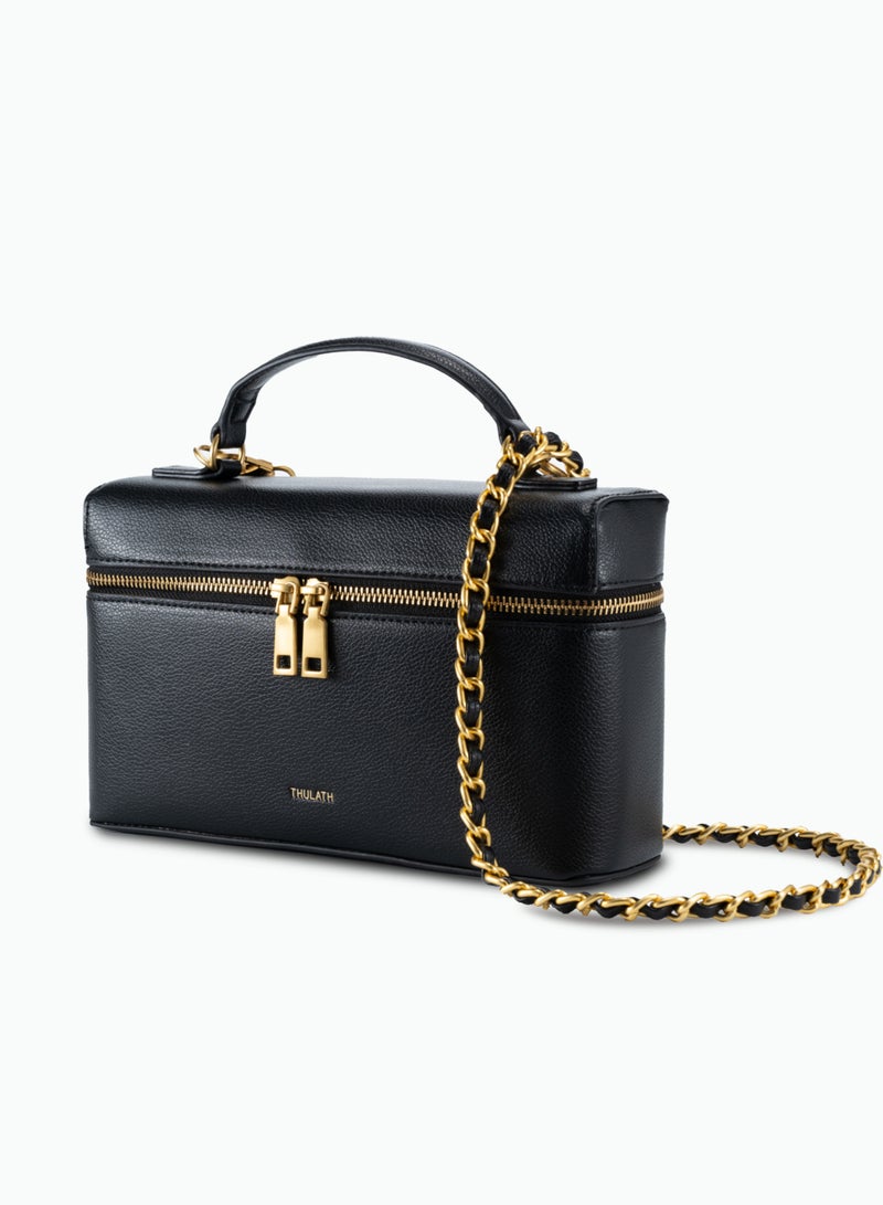 Thulath Women's Shoulder Bag, Exquisite Chain Design,Vegan Leather Shoulder Bag, women's commuter shoulder bag crossbody bag chain bag, The perfect gift choice - Image 2